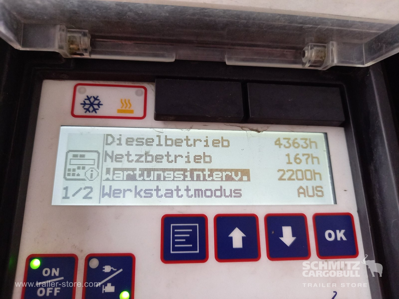 Schmitz Cargobull Tiefkühler Standard Doppelstock Trennwand 