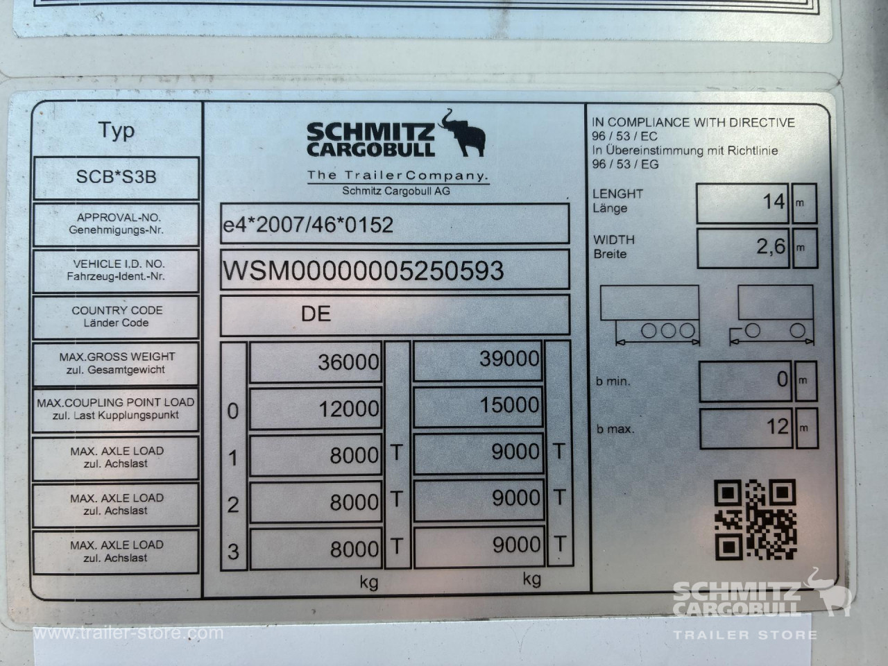 Schmitz Cargobull Tiefkühler Standard Doppelstock 