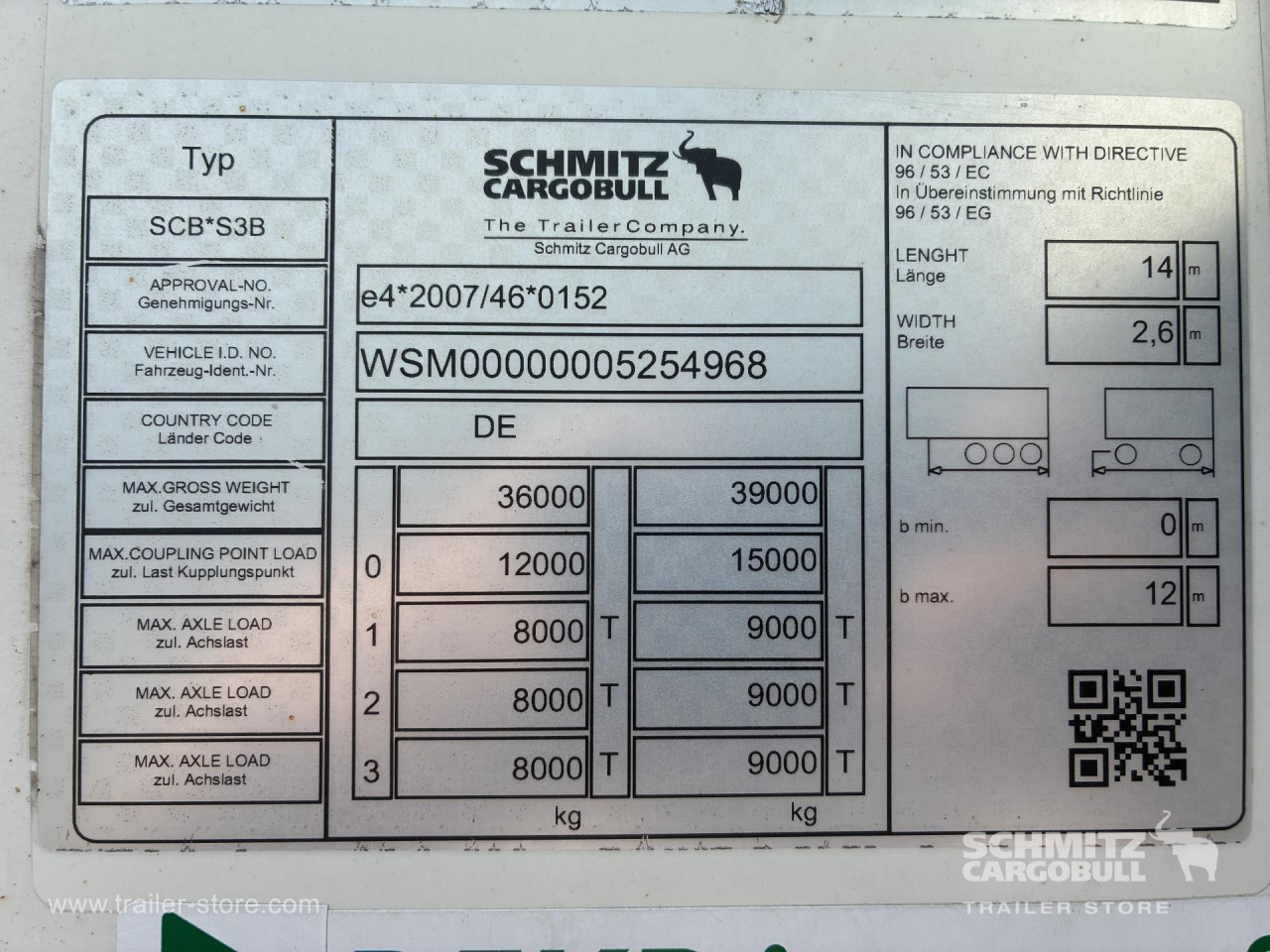 Schmitz Cargobull Tiefkühler Standard Doppelstock 
