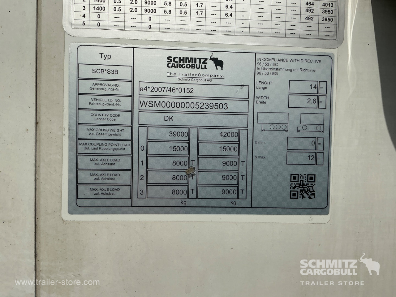 Schmitz Cargobull Reefer Meat hanging system 