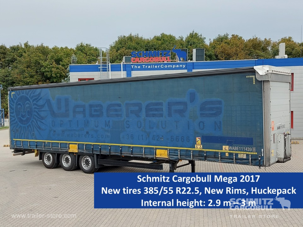 Schmitz Cargobull Tolóponyva Mega 