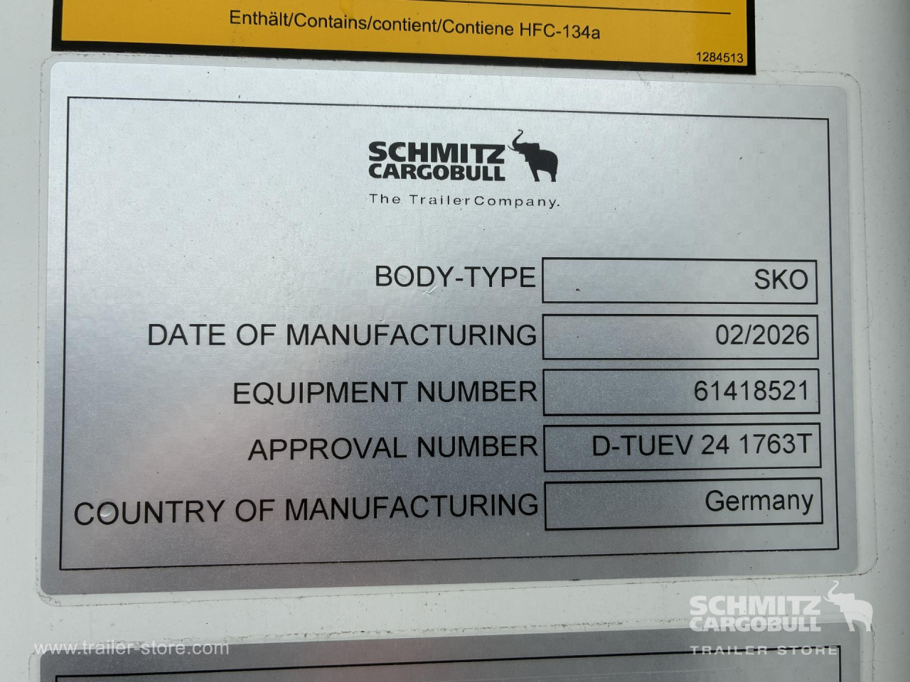 Schmitz Cargobull Tiefkühler Multitemp Trennwand 
