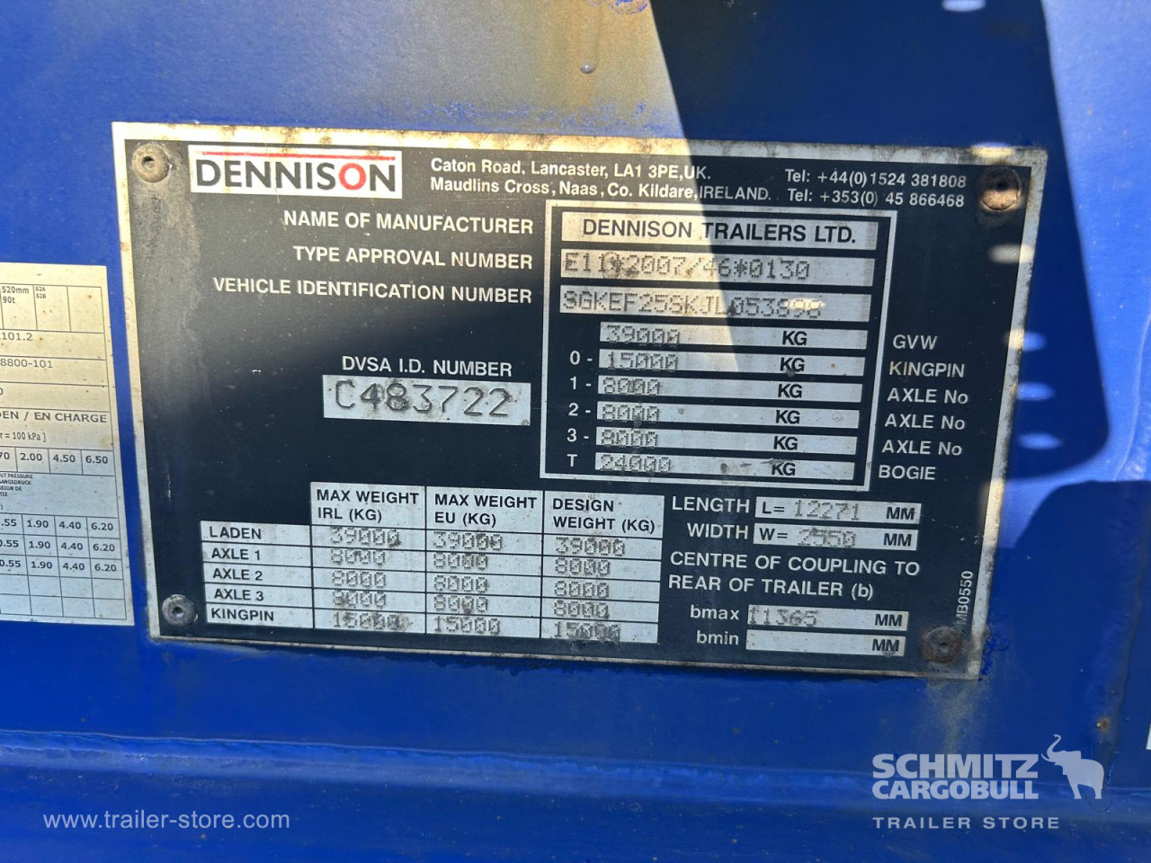 DENNISON Containerchassis Slider 