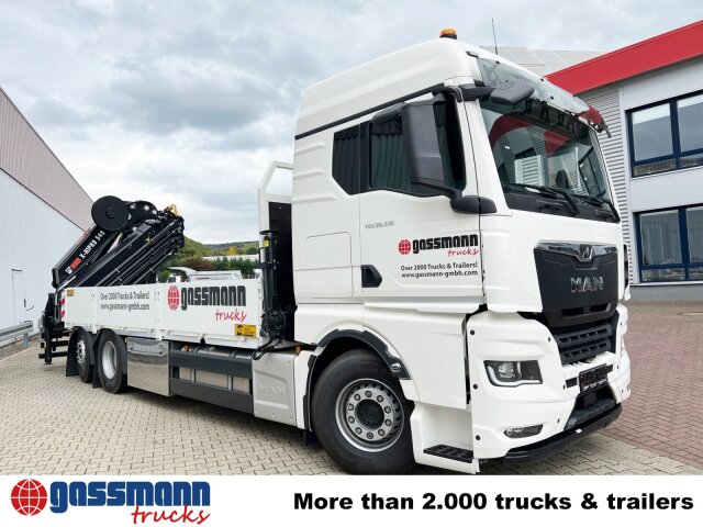 MAN TGX 26.510 6x2-4 LL, Kran Hiab X-HiPro 548 E-8, 