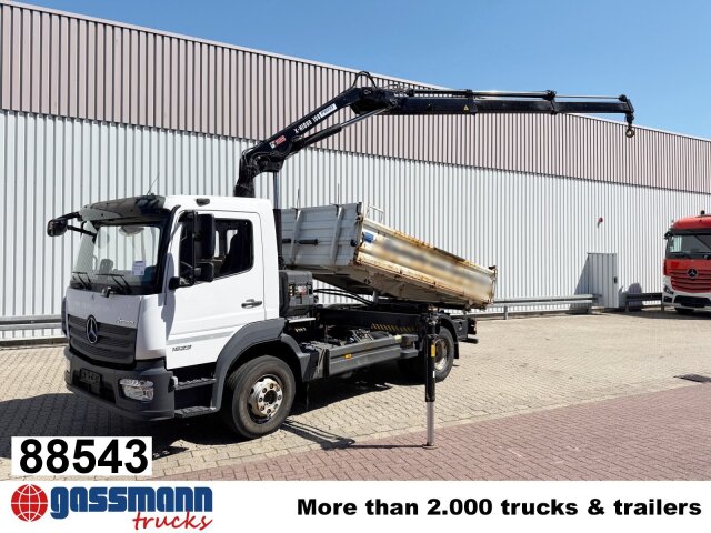 Mercedes Benz Atego 1623 4x2 mit Kran Hiab X-HiDuo 108B-2, 
