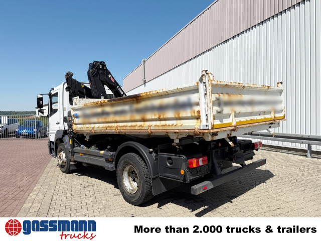 Mercedes Benz Atego 1623 4x2 mit Kran Hiab X-HiDuo 108B-2, 