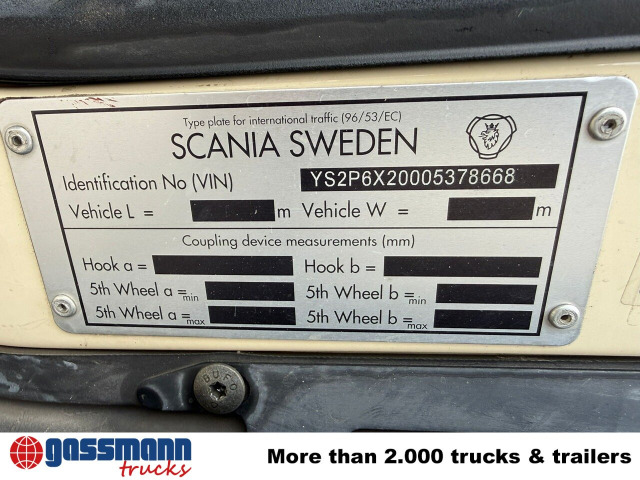 Scania P 320 6x2-4, Lenk-/Liftachse, Tele-Absetzanlage, 