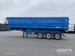 Schmitz Cargobull Semitrailer Tipper Steel half pipe body 46m³ 