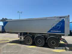 ANDERE Semitrailer Tipper Steel half pipe body 