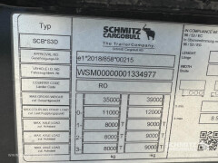 Schmitz Cargobull Tipper Steel half pipe body 28m³ 