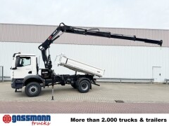 MAN TGM 18.320 4X4 BB CH mit Kran Hiab X-HiDuo 