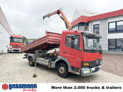 Mercedes Benz Atego 818 K 4x2 mit Kran Palfinger PK 6500, 2x 