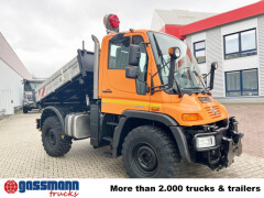Unimog U 300 4x4, Kipper, Kommunalhydraulik, Zapfwelle 