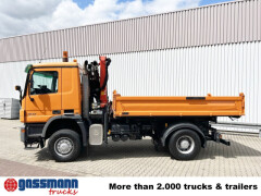 Mercedes Benz Actros 1832 AK 4x4, Winterdienstaustattung, Kran 