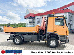 Mercedes Benz Actros 1832 AK 4x4, Winterdienstaustattung, Kran 
