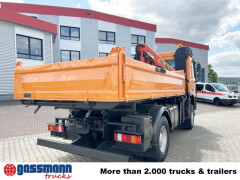 Mercedes Benz Actros 1832 AK 4x4, Winterdienstaustattung, Kran 