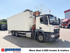 Mercedes Benz Antos 2536 6x2/4, Walkingfloor, Atlas Kran 