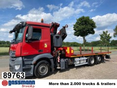 Mercedes Benz Antos 2543 L 6x2, Lift/Lenkachse, Kran Fassi 