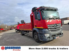 Mercedes Benz Antos 1830 L 4x2, Kran HIAB 122 B-3 HIDUO, Funk 